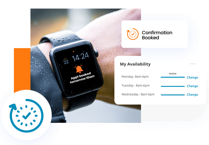schedule availability in real time